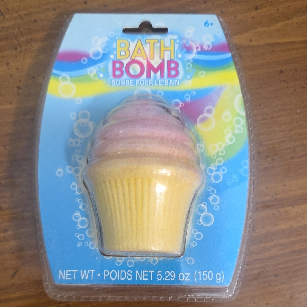 Colorful Bath Bomb Cupcake